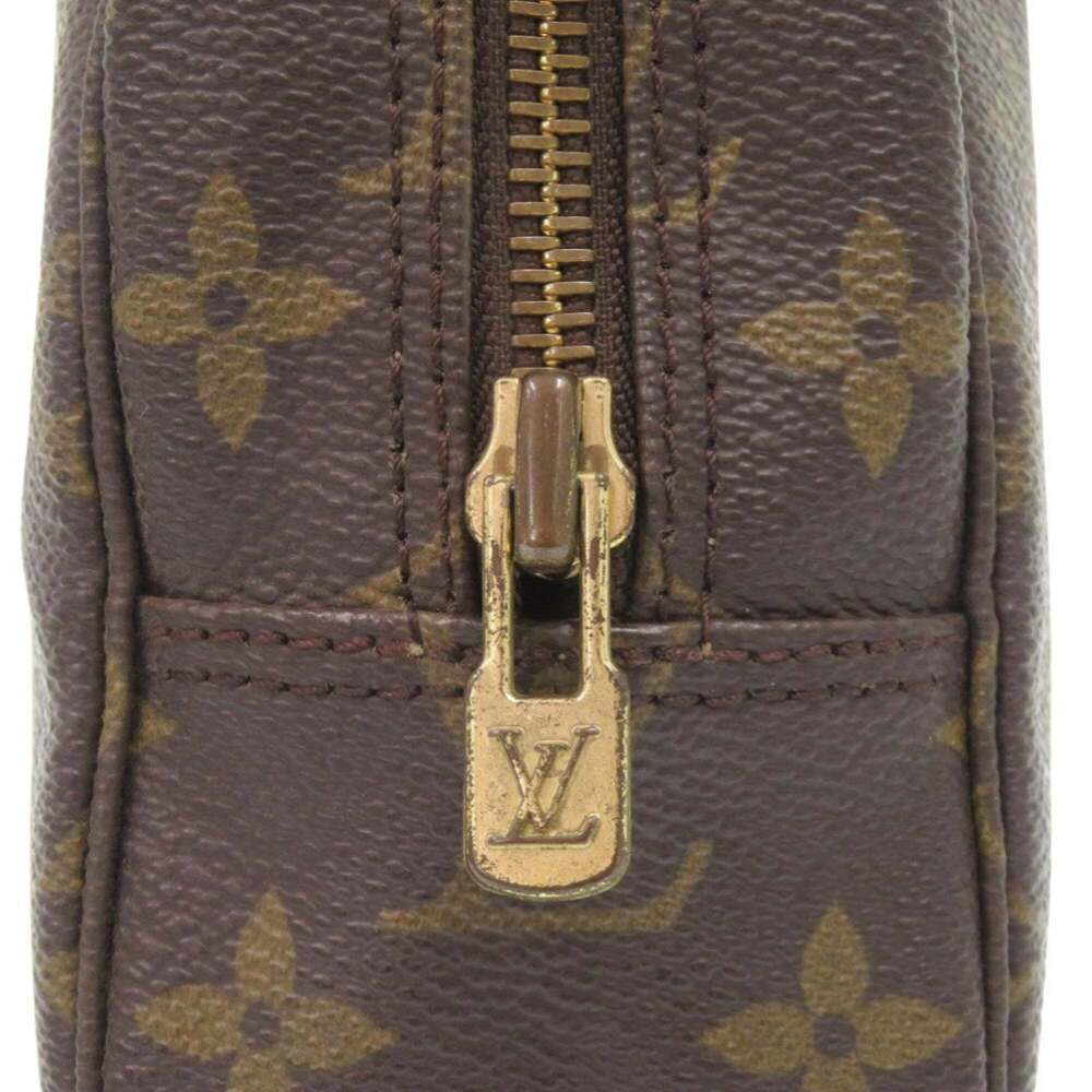 LOUIS VUITTON Brown Monogram Pouch - Picture 7 of 8